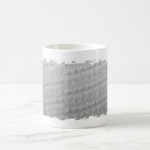 Automatiskt linjeskift för fransgräns kaffemugg