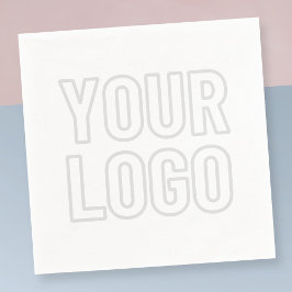 Automatiskt ljusare Logotyp för bakgrund Pappersservett