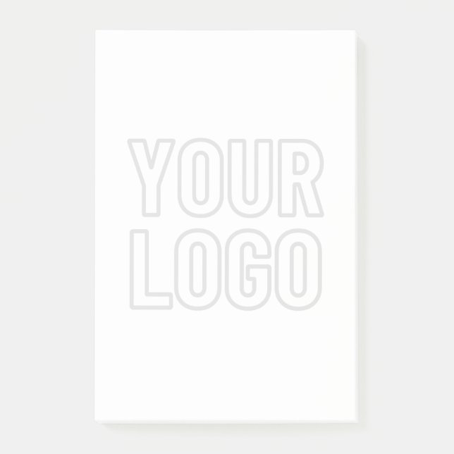 Automatiskt ljusare Logotyp för bakgrund Post-it Block (Framsida)