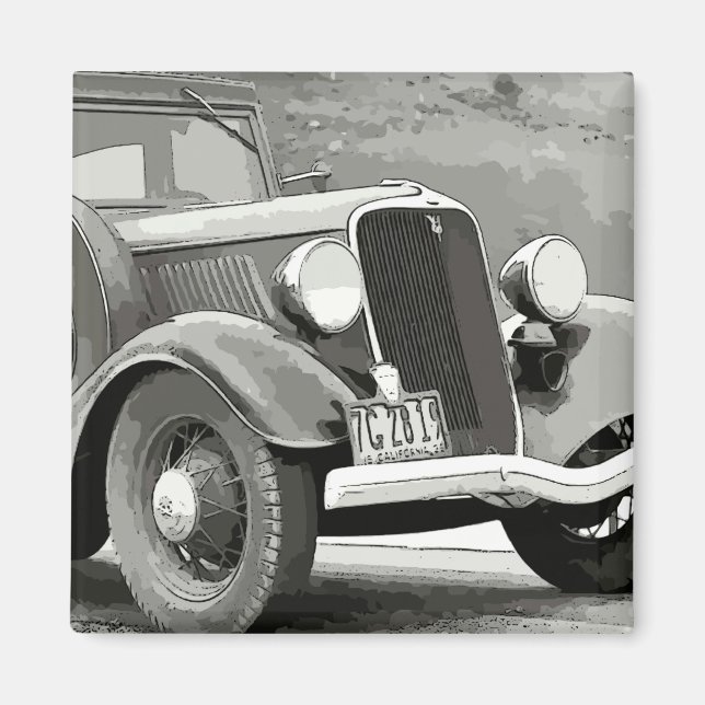 Automatiskt magnet för vintage (Framsidan)