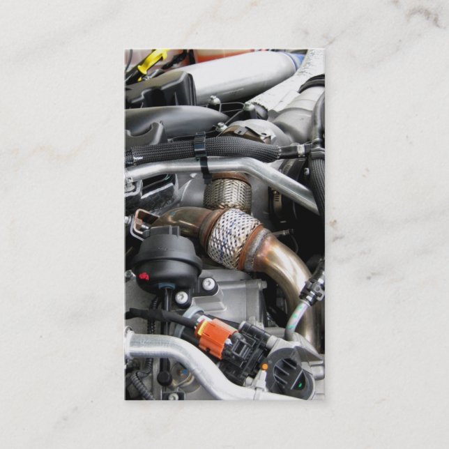 Automatiskt reparera auto tekniker 2 för visitkort (Framsida)