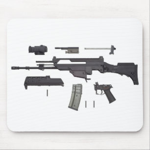 Automatiskt vapen G36 Musmatta