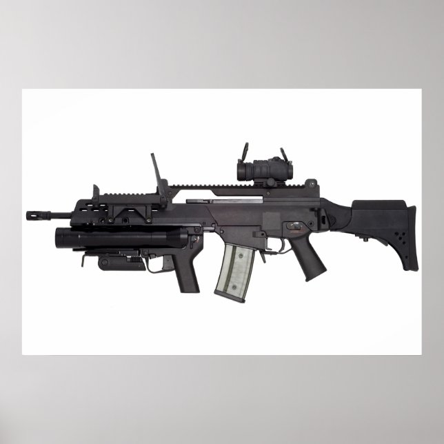 Automatiskt vapen G36 Poster (Framsidan)