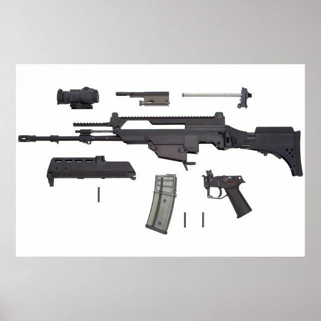 Automatiskt vapen G36 Poster (Framsidan)