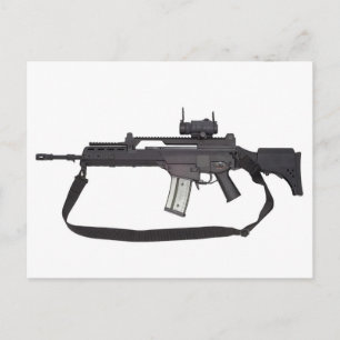 Automatiskt vapen G36 Vykort