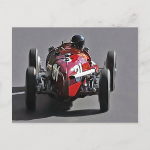 Automatiskt vykort för vintage