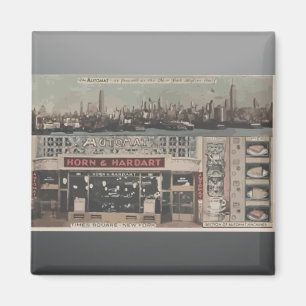 Automatrestauranghornen & Hardart Time kvadrerar Magnet