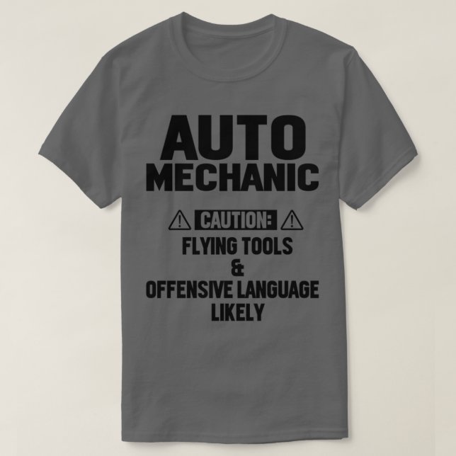 AUTOMEKANISK FÖRSIKTIGHET T SHIRT (Design framsida)