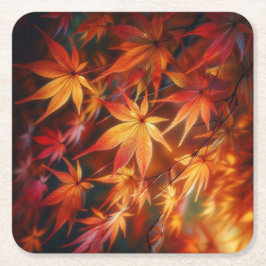 Automne Underlägg Papper Kvadrat