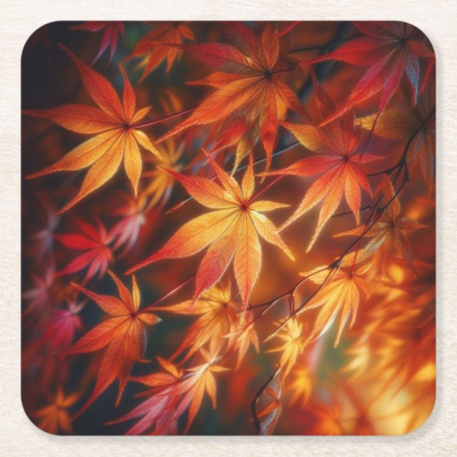 Automne Underlägg Papper Kvadrat (Framsidan)