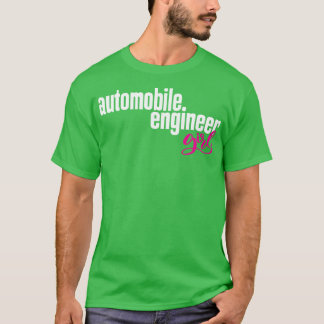 Automobile Ingenjör Girl 1 T Shirt