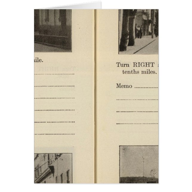 Automobilvägar, NY Hälsningskort (Framsidan)