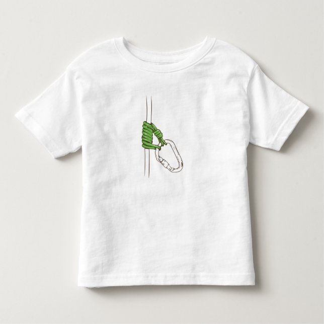 Automoblock Tredhand Prusik Knot-diagram T Shirt (Framsida)