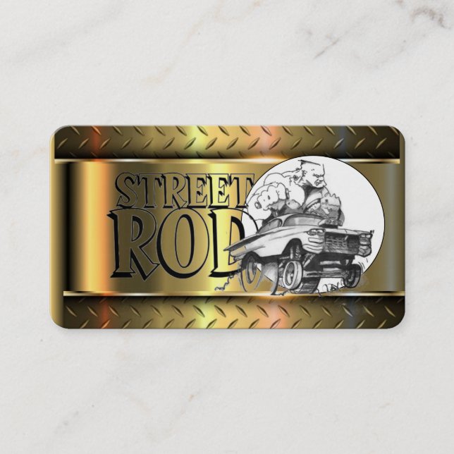 Automotive Affärskort Visitkort (Framsida)