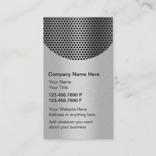 Automotive Affärskort Visitkort (Framsida)