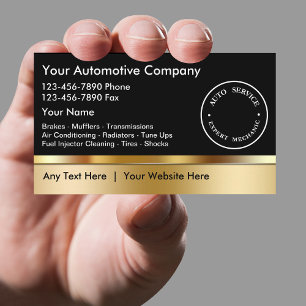 Automotive Affärskort Visitkort