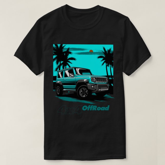 Automotive Apparel Suzuki Jimny 4x4 T Shirt (Design framsida)