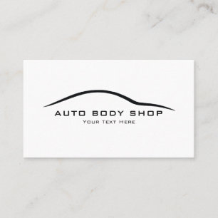 Automotive - Body Shop Affärskort Visitkort