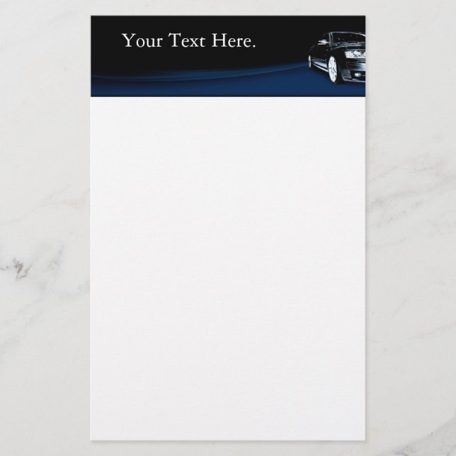 Automotive Brevpapper (Framsida)