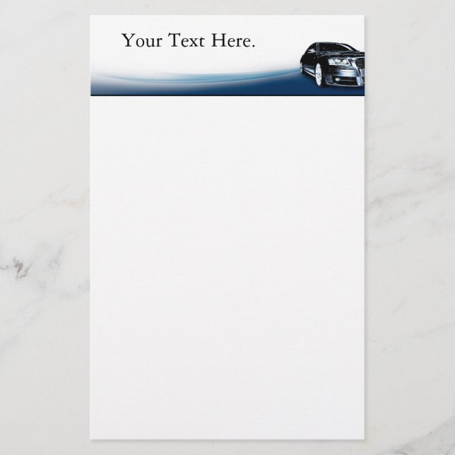 Automotive Brevpapper (Framsida)