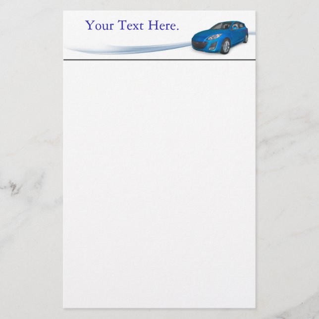 Automotive Brevpapper (Framsida)