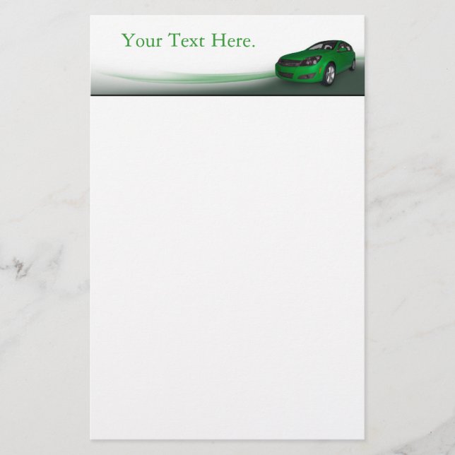 Automotive Brevpapper (Framsida)