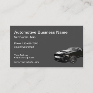 Automotive Business Card-mall Visitkort