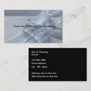 Automotive Car Detection Services New Visitkort