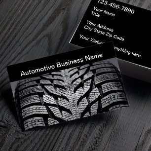 Automotive Däck Går tema Visitkort