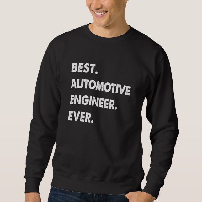 Automotive Engineer Profession Best Automotive Eng Lång Ärmad Tröja (Framsida)