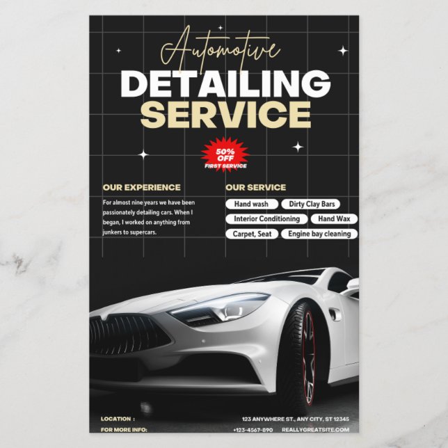 Automotive Flyer (Framsidan)