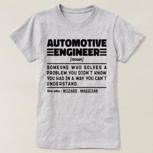 Automotive Ingenjör Noun Professionell Far Coola T Shirt