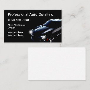 Automotive Modern Detection Service Visitkort