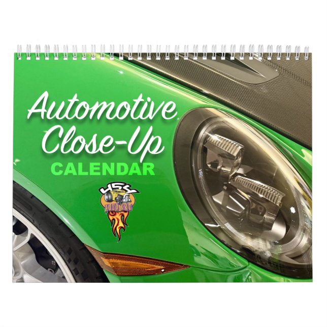 Automotive närbildskalender kalender (Omslag)
