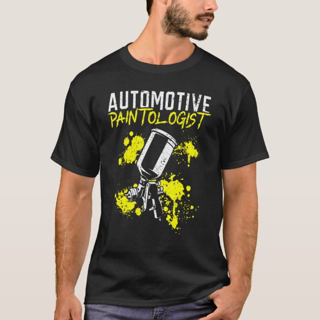 Automotive Paintologist Car Detailing Auto Body Pa T Shirt (Framsida)