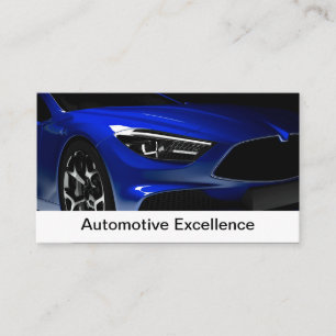 Automotive Services Modern Two Side Visitkort