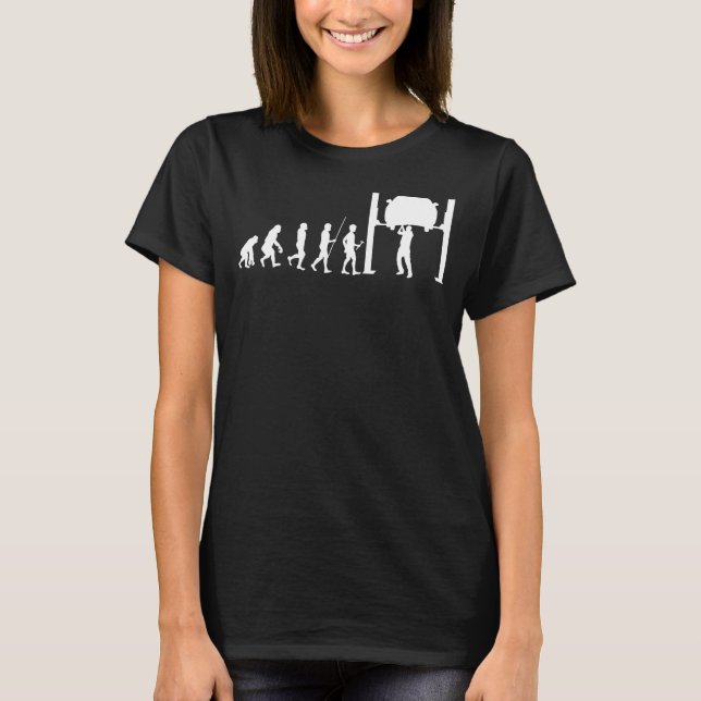 Automotive Technician Evolution Mechanic T Shirt (Framsida)