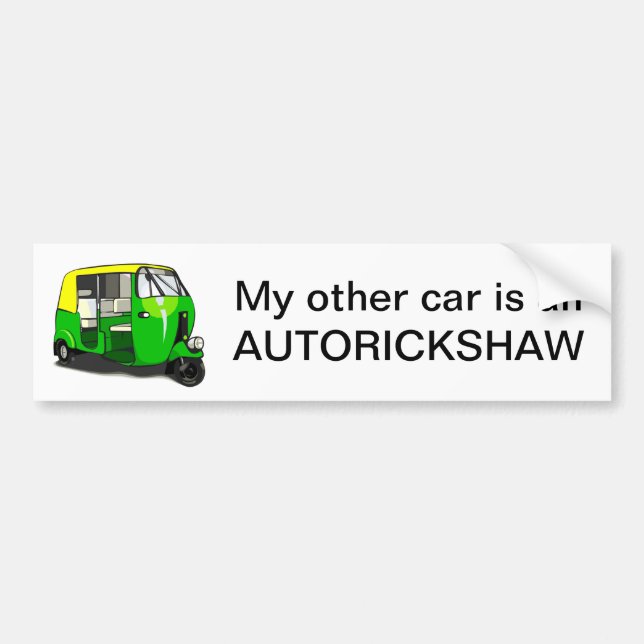 AUTORICKSHAW-bildekal Bildekal (Framsidan)