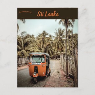 Autorickshaw i Kudawa Sri Lanka Vykort