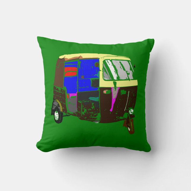 AutoRickshaw kudder Kudde (Framsida)