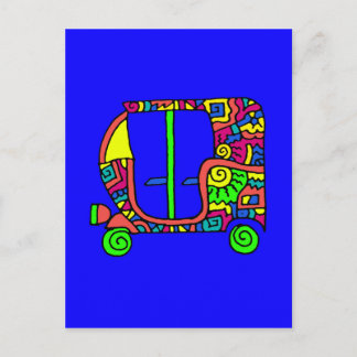 autorickshaw zenscrawl vykort