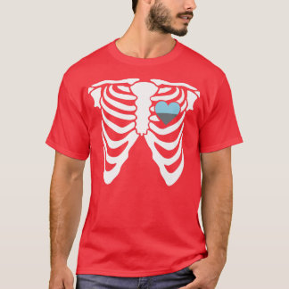 Autoseual Gay Skeleton Genderfluid seuality T Shirt