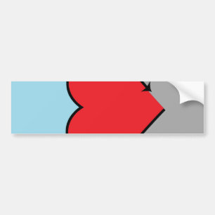 Autosexuell stolthetsflagga och symbol bildekal
