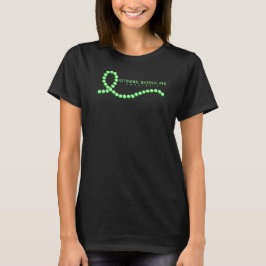 Autosomal Recessivt PKD Awareness Mint Grönt Pärlo T Shirt