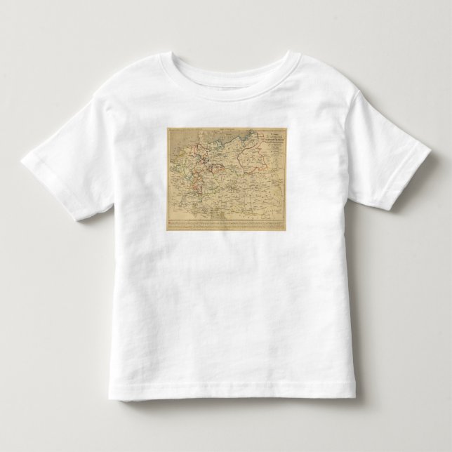 Autriche Prusse, Confed Germanique, Pologne T Shirt (Framsida)