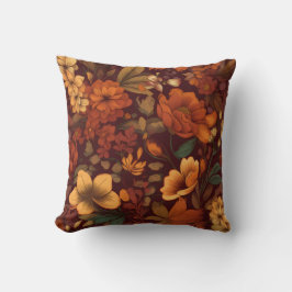 Autum brown season flower floral Beauty Interior Kudde