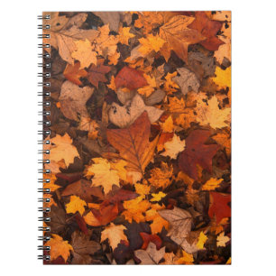 Autum löv anteckningsbok