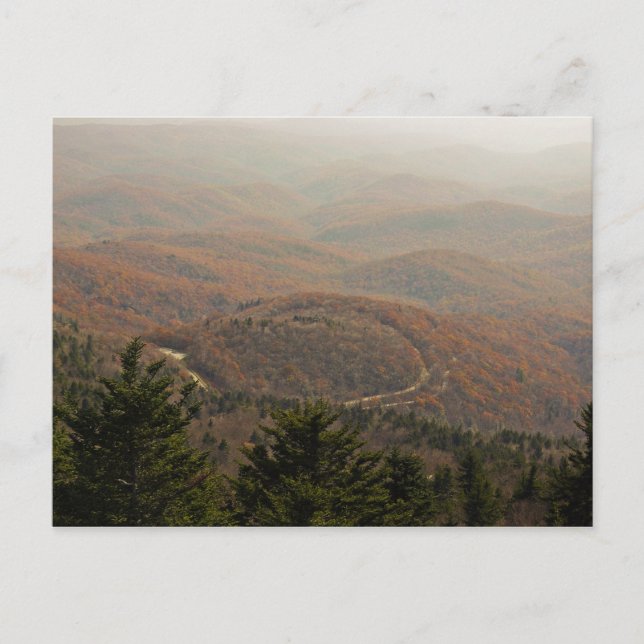 Autumn Appalachian Vykort (Framsida)