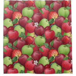 Autumn Apple Orchard Watercolor