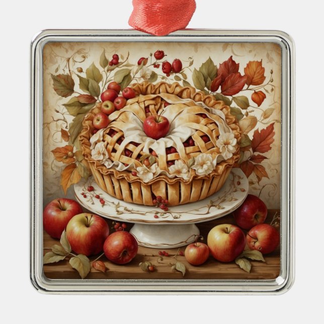Autumn Apple Paj Ornament (Framsidan)